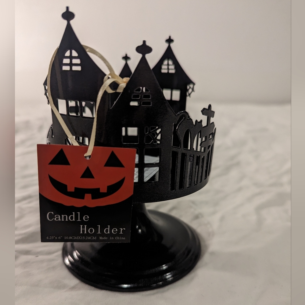 Haunted house candle holder - Picture 2 of 3